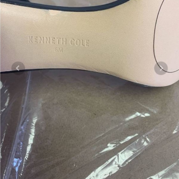 Kenneth Cole New York block heel sandal lex black/natural size 6M - Picture 3 of 6
